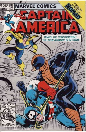 Captain America (1st Series) 282 (2nd) published by Marvel with cover art by Mike Zeck