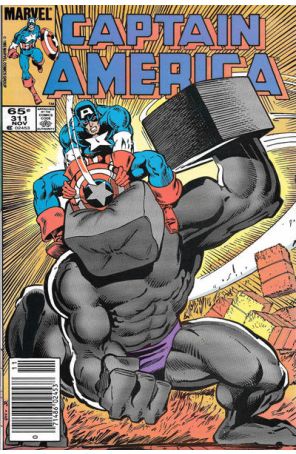 Captain America (1st Series) 311 (Newsstand) published by Marvel with cover art by Paul Neary