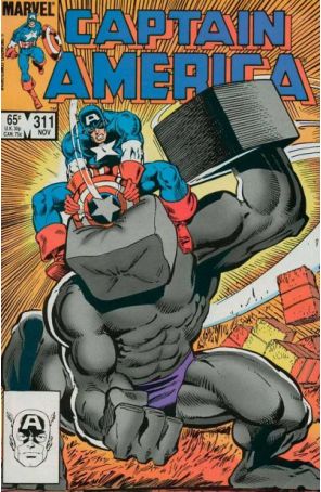 Captain America (1st Series) 311 published by Marvel with cover art by Paul Neary