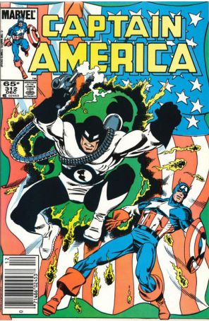 Captain America (1st Series) 312 (Newsstand) published by Marvel with cover art by Paul Neary