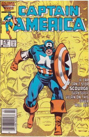 Captain America (1st Series) 319 (Newsstand) published by Marvel with cover art by Paul Neary