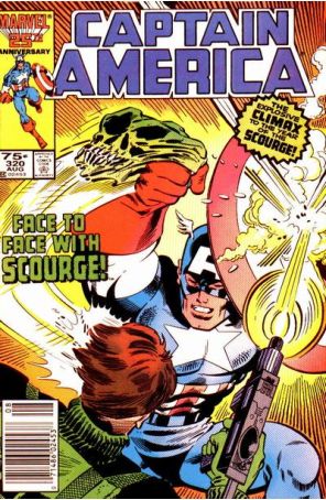 Captain America (1st Series) 320 (Newsstand) published by Marvel with cover art by Paul Neary