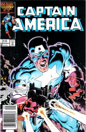 Captain America (1st Series) 321 (Newsstand) published by Marvel with cover art by Mike Zeck