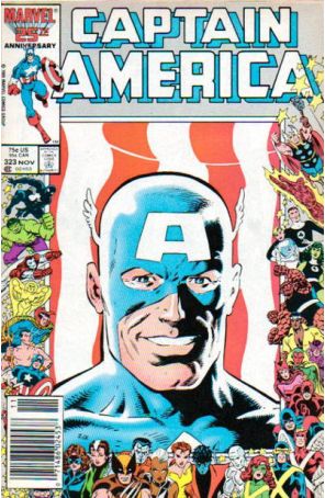 Captain America (1st Series) 323 (Newsstand) published by Marvel with cover art by Mike Zeck