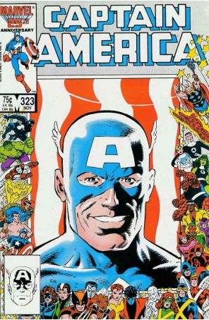 Captain America (1st Series) 323 published by Marvel with cover art by Mike Zeck