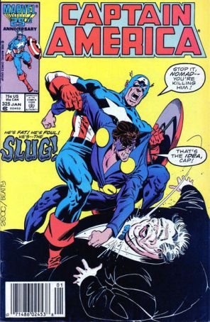 Captain America (1st Series) 325 (Newsstand) published by Marvel with cover art by Mike Zeck