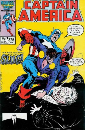 Captain America (1st Series) 325 published by Marvel with cover art by Mike Zeck