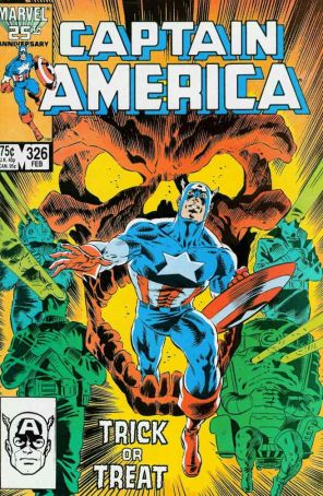 Captain America (1st Series) 326 published by Marvel with cover art by Mike Zeck