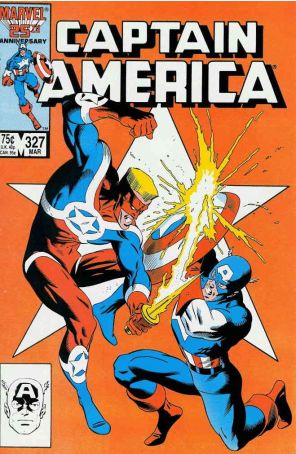Captain America (1st Series) 327 published by Marvel with cover art by Mike Zeck