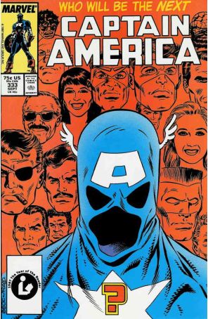 Captain America (1st Series) 333 published by Marvel with cover art by Mike Zeck