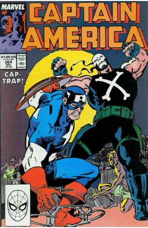 Captain America (1st Series) 364 published by Marvel with cover art by Kieron Dwyer