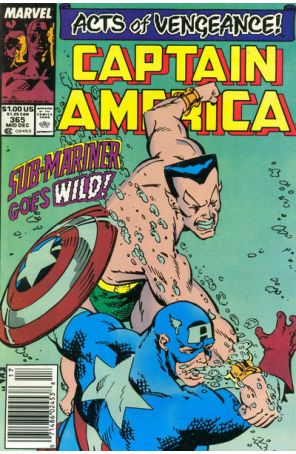 Captain America (1st Series) 365 (Newsstand) published by Marvel with cover art by Kieron Dwyer