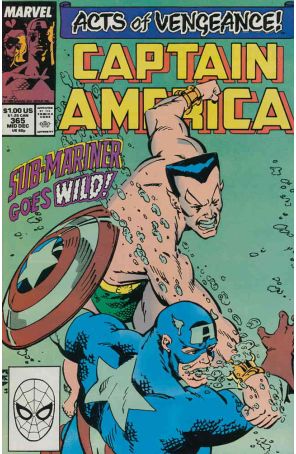 Captain America (1st Series) 365 published by Marvel with cover art by Kieron Dwyer
