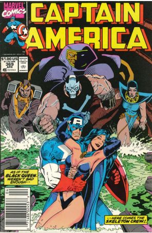 Captain America (1st Series) 369 (Newsstand) published by Marvel with cover art by Ron Lim