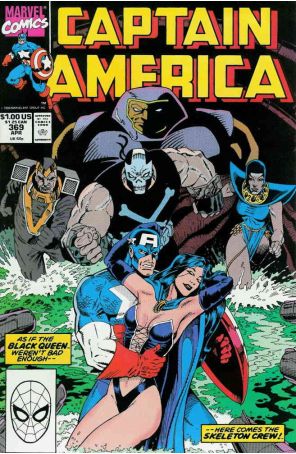 Captain America (1st Series) 369 published by Marvel with cover art by Ron Lim