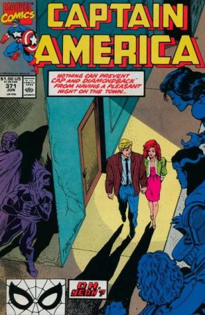 Captain America (1st Series) 371 published by Marvel with cover art by Ron Lim