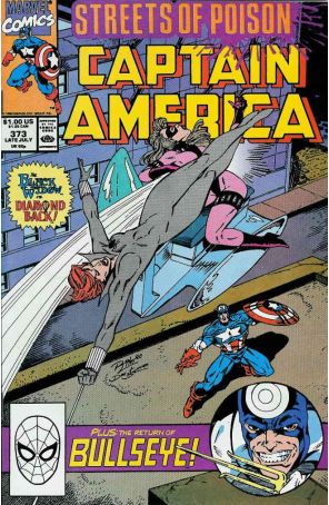 Captain America (1st Series) 373 published by Marvel with cover art by Ron Lim