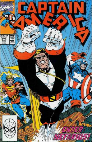 Captain America (1st Series) 379 published by Marvel with cover art by Ron Lim