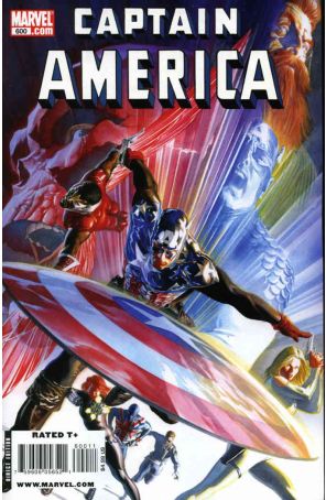 Captain America (1st Series) 600A published by Marvel with cover art by Alex Ross