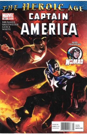 Captain America (1st Series) 607 (Newsstand) published by Marvel with cover art by Marko Djurdjevic