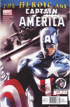 Captain America (1st Series) 609 (Newsstand) published by Marvel with cover art by Marko Djurdjevi?