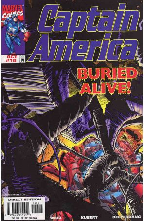 Captain America (3rd Series) 10 published by Marvel with cover art by Andy Kubert