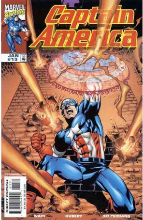 Captain America (3rd Series) 13 published by Marvel with cover art by Andy Kubert