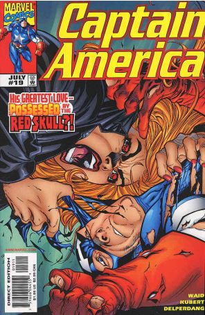 Captain America (3rd Series) 19 published by Marvel with cover art by Andy Kubert