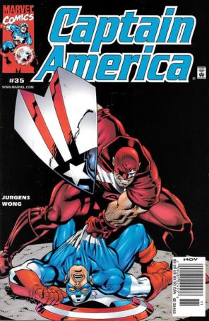 Captain America (3rd Series) 35 (Newsstand) published by Marvel