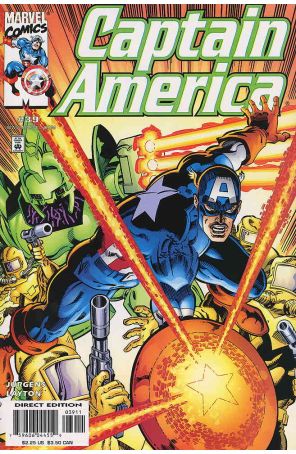 Captain America (3rd Series) 39 published by Marvel with cover art by Dan Jurgens
