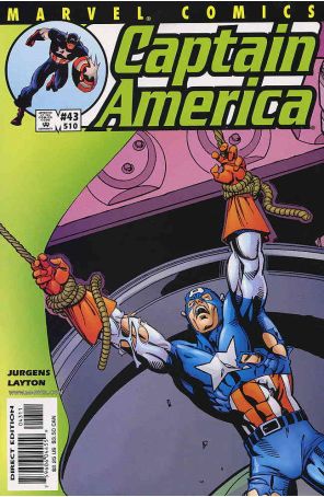 Captain America (3rd Series) 43 published by Marvel with cover art by Dan Jurgens
