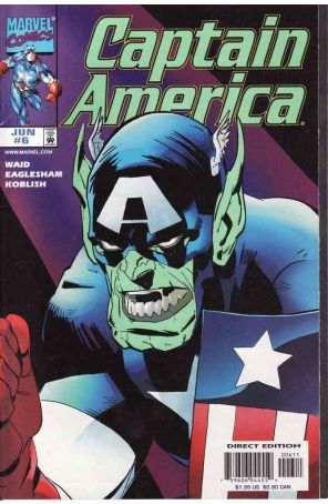 Captain America (3rd Series) 6 published by Marvel with cover art by Ron Garney