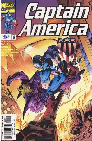Captain America (3rd Series) 7 published by Marvel with cover art by Andy Kubert