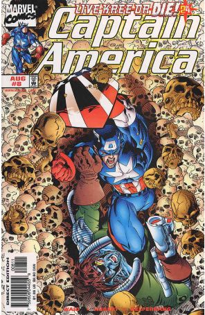 Captain America (3rd Series) 8 published by Marvel with cover art by Andy Kubert
