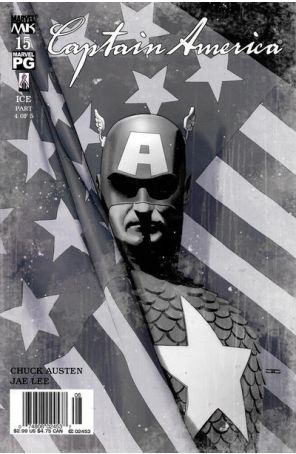Captain America (4th Series) 15 (Newsstand) published by Marvel with cover art by John Cassaday