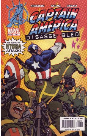 Captain America (4th Series) 29 published by Marvel with cover art by Dave Johnson