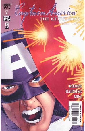 Captain America (4th Series) 7 published by Marvel with cover art by John Cassaday