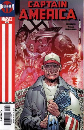 Captain America (5th Series) 10 published by Marvel with cover art by Lee Weeks