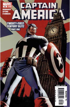 Captain America (5th Series) 18 published by Marvel with cover art by Steve Epting