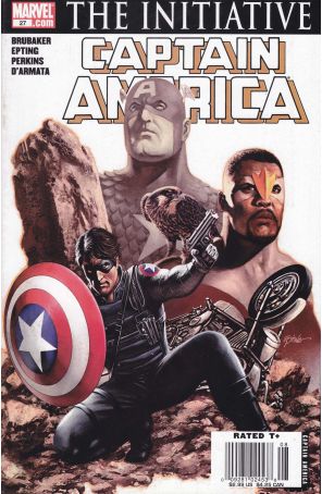 Captain America (5th Series) 27 (Newsstand) published by Marvel with cover art by Steve Epting