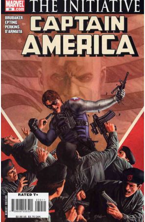 Captain America (5th Series) 30 published by Marvel with cover art by Steve Epting
