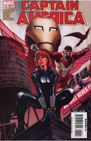 Captain America (5th Series) 32 published by Marvel with cover art by Steve Epting