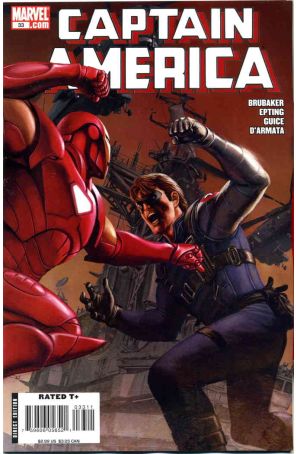 Captain America (5th Series) 33 published by Marvel with cover art by Steve Epting