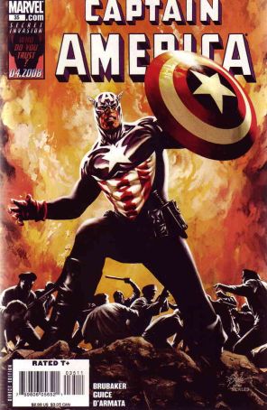 Captain America (5th Series) 35 published by Marvel with cover art by Steve Epting