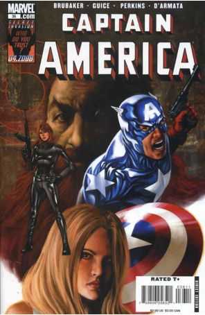 Captain America (5th Series) 36 published by Marvel with cover art by Steve Epting