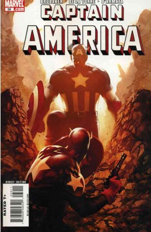 Captain America (5th Series) 39 published by Marvel with cover art by Steve Epting
