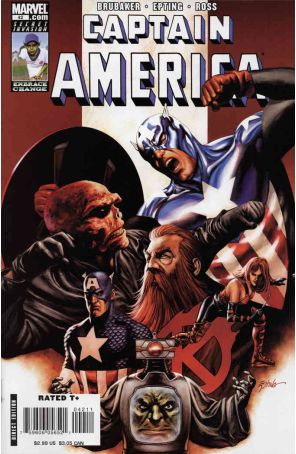 Captain America (5th Series) 42 published by Marvel with cover art by Steve Epting