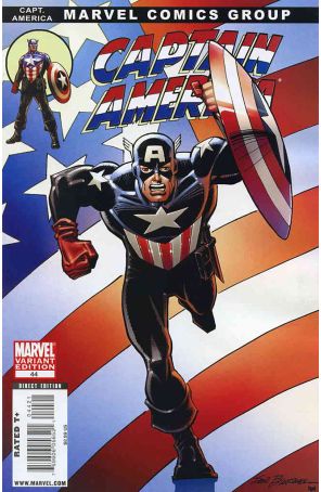 Captain America (5th Series) 44A published by Marvel with cover art by Sal Buscema