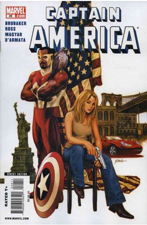Captain America (5th Series) 49 published by Marvel with cover art by Steve Epting
