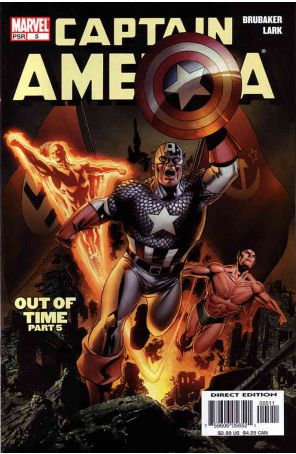 Captain America (5th Series) 5 published by Marvel with cover art by Steve Epting
